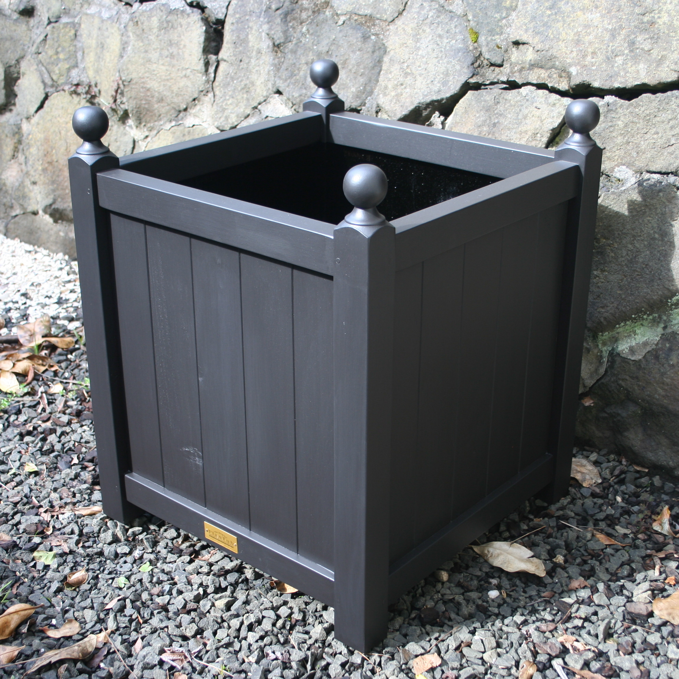 Large Square Black Planter Boxes Planters PlanTub NZ Home & Garden